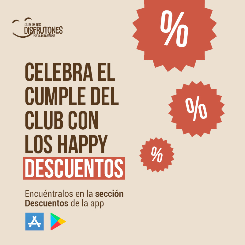 Reino Pareja Ocurrencia Cuanto más celebres este cumple más rentable te sale | Centro Comercial  Portal de la Marina