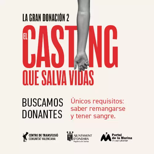 BUSCAMOS DONANTES PARA LA GRAN DONACIÓN 2
